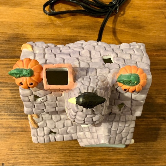 Prettique Creepy Cottage Halloween Lamp Haunted House Witch Pumpkins Ghosts 1991 - Picture 8 of 10